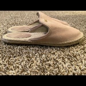 Michael Kors light pink espadrille flats